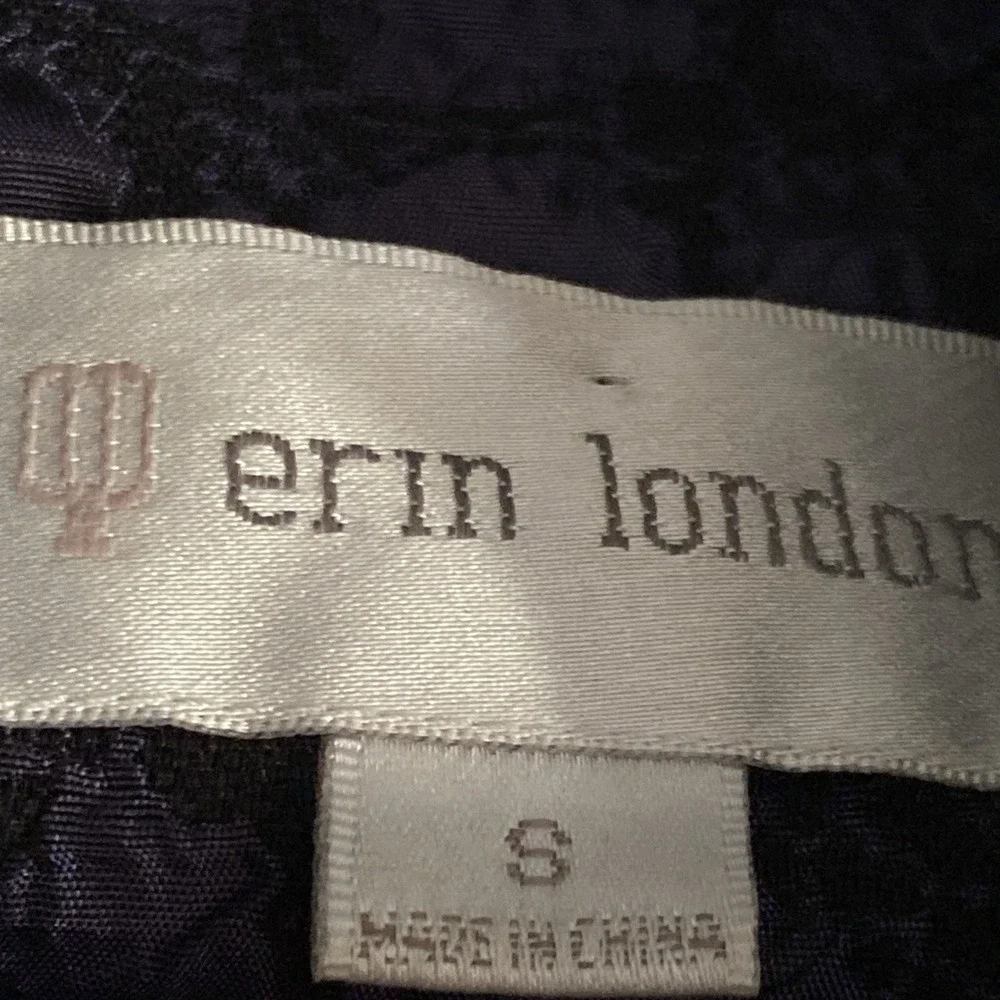 VTG 90s Erin London Blazer Jacket Sz 8 Zip Front Textured Crinkled Purple - Picture 3 of 6